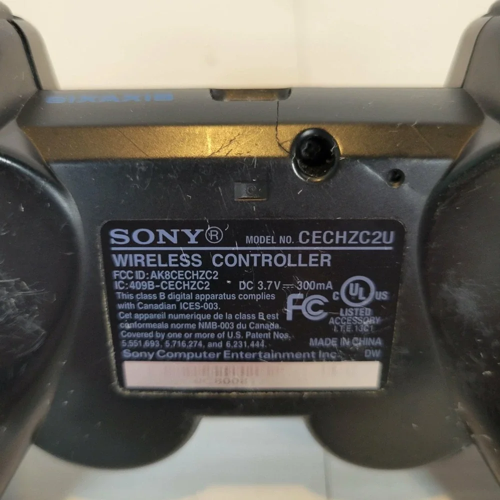 Sony PS3 DualShock 3 Wireless Controller Black OEM‎ Tested
